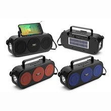 Radio Portátil AM/FM/SW: con carga solar,con Altavoz y Conector para Auriculares, Ideal para Interiores, Exteriores y Emergencias - Azul - Ver 7