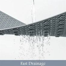 PVC rutschfeste Badezimmermatte, wasserdichte Duschvorlage, Heim-/Hotelbadezimmer/Toilettenfußmatte