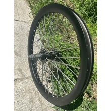 Local Delivery- 20 Inch Rear Bicycle Wheel Double Wall Aluminum 20" Bike Rim With Disc Brake Heavy Duty Spoke Wheel 10G 36 Spokes For MTB/Road/Cruiser Bikes(Rim Size 16.5")
