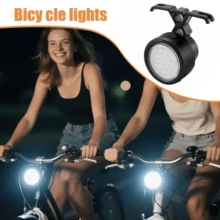 1 pieza Luz trasera de bicicleta recargable, LED impermeable y brillante, equipo esencial para ciclismo, luz de advertencia de alta luminosidad para bicicleta de carretera, lámpara para bicicleta de montaña para uso en exteriores, luz de ciclismo ajustable para ir y venir y aventuras para que brilles en la oscuridad, ciclismo talla grande seguro