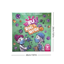 1/2PCS,Tranjis Games - VIRUS! Evolution Card Game (Expansion Pack) - Card Game (TRG-12evo), The Most Contagious Card Game, English French Spanish, The Most Popular Card Game, Multiplayer, For 2-6 Players, Valentine's Day Game, New Year Game, Wedding Game, New Year Gift, Valentine's Day Gift, For Family Gatherings Wedding Parties