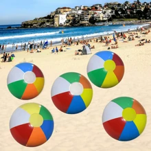6 Stück/10 Stück aufblasbare Strandballons, bunte PVC Werbe- und Promotionspielzeuge für Pool und Strand