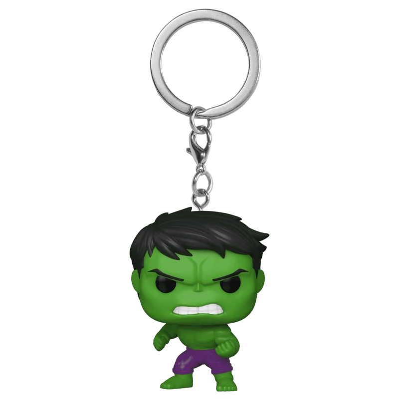 Funko POP Keychain: Marvel NC- Hulk Novelty Keyring - Luffytaro - Collectable Mini Figure - Stocking Filler - Gift Idea - Official Merchandise - Movie Fans - Backpack Decor 82493