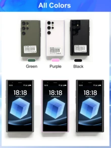 SOYES S23 Pro Mini 小型智能手机 2GB RAM 16GB ROM Android8.1 双卡待机 1000mAh 小电池容量 3G 网络紧凑型小型手机 - 紫色 - 查看 7