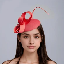 1pc Elegant Retro Chic Mini Hat, Suitable For Banquet And Tea Party, Tiny Hats, Derby Hat , Mini Fascinator, Mini Cap, School Stuff, Gifts, Wedding