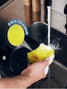 8/16/32Pcs Kitchen Cleaning Sponge Pad Dishware Anti-Scratch Scrubbing Sponge For Kitchen Bathroom And Home Cleaning