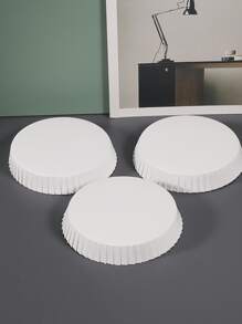 50pcs/100pcs/200pcs Disposable Paper Cup Lids, Drinking Water Lids, White Coffee Cup Lids, Hot Cup Lids For Home Kitchen Coffee Festival Party Wedding Hotel Bar