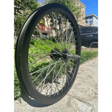 Local Delivery- 20 Inch Rear Bicycle Wheel Double Wall Aluminum 20" Bike Rim With Disc Brake Heavy Duty Spoke Wheel 10G 36 Spokes For MTB/Road/Cruiser Bikes(Rim Size 16.5")