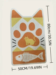 1 Stück 50 x 80cm ungleichmäßiger extra klebsamer Kratzer-Schutz für Katzen, Möbelschutz für Türen/Wände/Sofas, stoppt Kratzen von Katzen