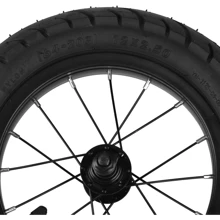 Local Delivery- 12 14 16 18 20 24 Inch Bike Front Wheels, Replacement Rubber Bike Tire And Inner Tube Wear-Resistant Cruiser Bicycle Wheels, Black & White & Beige