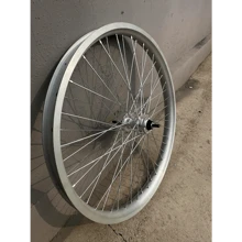 Local Delivery- 26 Inch X 1.85 Heavy Duty Bicycle Rear Wheel Rim 12 Gauge, Double Wall Aluminum Alloy 48 Spokes Wheel, 26" Bike Rear Rim 135mm (Silver) Disc Brake