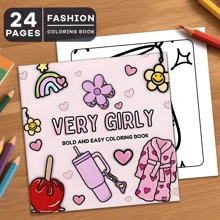 Tout nouveau livre de coloriage de relaxation pour adultes de luxe de 24 pages (papier couleur perle épaissi), avec un design mignon et à la mode, adapté à la détente de Noël, des images simples et élégantes, et des livres de coloriage de Noël et des articles mignons sur les pages intérieures (correspondance des couleurs audacieuse et simple, c'est le meilleur cadeau pour la rentrée scolaire, les fournitures scolaires, les vacances, les amis et la famille.