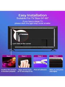 Colour Changing Led Strip Lights, USB Led Lights With Remote Control, Led Fexible Lights Strip For Home Decoration - RGB Multicolor - View 7