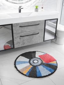 Vinyl Record Design Area Rug, Creative Vinyl Record Pattern, Suitable For Office, Bedroom And Room Decor - Multicolor - View 13