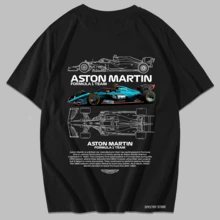 Shirt T-Shirt Premium Cotton F1 Car ASTON MARTYI Unisex Streetwear Men's New Release