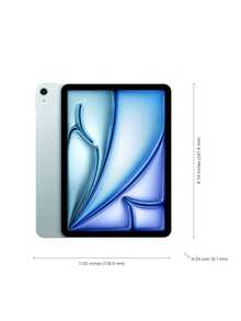 Apple IPad Air 11-Inch, M2 Chip, 128GB, 2024 New Model Tablet Computer - Blue - Blue - View 4