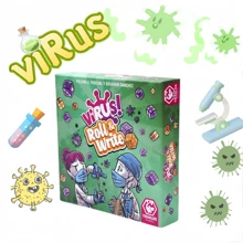 1/2PCS,Tranjis Games - VIRUS! Evolution Card Game (Expansion Pack) - Card Game (TRG-12evo), The Most Contagious Card Game, English French Spanish, The Most Popular Card Game, Multiplayer, For 2-6 Players, Valentine's Day Game, New Year Game, Wedding Game, New Year Gift, Valentine's Day Gift, For Family Gatherings Wedding Parties