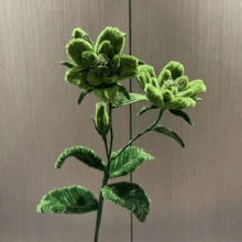 50/100/200/300/400/500支 軍綠色手工毛根管，軍綠色手工毛根管大包裝，軍綠色雪尼爾棒，毛絨棒手工用品，藝術毛根管，綠色毛根管，適用於DIY藝術手工項目與裝飾 - 軍綠色 - 查看 11