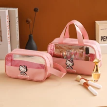 Sanrio 1 pièce Sac Sanrio portable et imperméable. Sac cosmétique, sac de toilette, sac de maquillage, sac de rangement pour les femmes, fournitures scolaires, pour le campus universitaire, les croisières, les plages, les vacances d'été