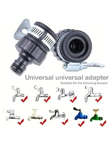 Multi-Functional Faucet Adapter, Ordinary Faucet To Milk Bottle Nipple Adapter, Plastic Splitter Connector, Universal