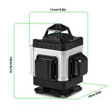 Yofidra Professional 4D Laser Level - 1 Set 16 Line Self Leveling Green Beam 4x360 Cross Horizontal Vertical Line Laser Tool - 2 Rechargeable Lithium Batteries For Construction Tiling Picture Hanging - UK Plug(220-240V) - View 5