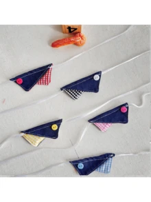 1pc Baby Bib, Clothing Accessory - Multicolor - View 3