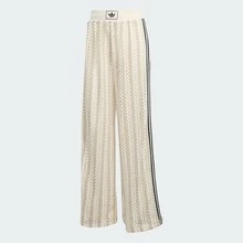 Adidas Originals Summer Glow Firebird Track Pants – Crochet Lightweight, Wide‑Leg, 3‑Stripe – Women's SS25 (KC0760) - 神奇白 - 查看 3