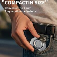 3-In-1 EDC Toy, Metal Tri-Spinner Clicker Coin Flipping Magnetic Decompression Tool, Christmas Gift For Teens - Multicolor - View 5