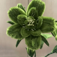 50/100/200/300/400/500支 軍綠色手工毛根管，軍綠色手工毛根管大包裝，軍綠色雪尼爾棒，毛絨棒手工用品，藝術毛根管，綠色毛根管，適用於DIY藝術手工項目與裝飾 - 軍綠色 - 查看 12