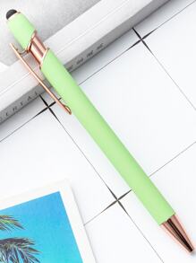 1/5/10/20 Stück individualisierter Text/Logo, personalisierter luxuriöser Soft-Touch rosé-goldener Premium-Gummistift, Aluminum-Schaft Rollerstift, perfektes Geschenk für Brautjungfern, Frauen, Studenten, Lehrer, Familie & Freunde