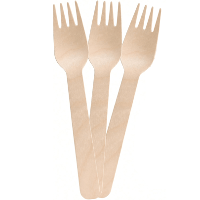 50/100/200/300pcs A-Grade Wooden Disposable Forks, Sturdy Forks Suitable For Various Vegetables, Salads, Noodles, Suitable For Outdoor, Party, Family Gathering