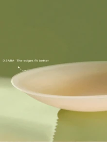 1pair Strapless Invisible Adhesive Bra, Women Silicone Push-Up Backless Breast Lift Sticky Bra For Wedding Dress/Evening Party/Club - Multicolor - View 3