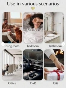 Roxelis 100ml 椰子香氛喷雾，空气清新剂，适用于室内外、约会、聚会、派对、节日、居家、办公室，是送给家人、亲戚和朋友的理想礼物 - 彩色 - 查看 5