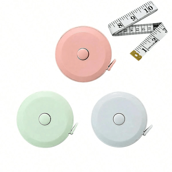 3 Packs Of Extendable Tape Measures For Body Measurement, 60 Inches/1.5 Meters Double-Sided Flexible Ruler, Suitable For Crafts, Fabrics, Clothing, Tailoring, And Weight Measurement
