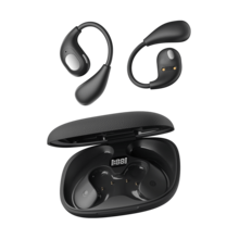 GENAI 无线耳机，带蓝牙 5.4 和防噪音，悬挂式高分辨率声音，皮革纹理和 LED 显示屏，适合日常使用耳挂式耳机 - 彩色 - 查看 12