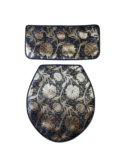 Juego de baño tela decoración funda para inodoro wc set decorativo baño tela moderna suave resistente ajustable funda sanitaria lavable colorido accesorios baño completos