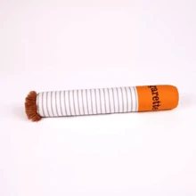 Conjunto de juguetes interactivos con forma de tabaco resistente a mordeduras, juguete de peluche para perros con chirrido, adecuado para el crecimiento de los dientes, aliviar el aburrimiento y la salud bucal