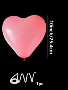 10/30/50 个 10 英寸白色心形乳胶气球，适用于生日派对、情人节、求婚、订婚、婚礼装饰、房间装饰、户外摄影道具