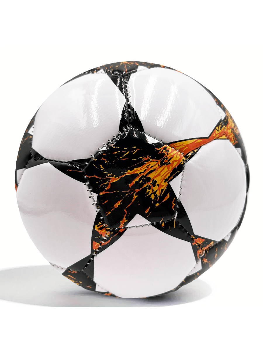 1pc No. 2 Pentagram Style Football, Suitable For Outdoor Training And Entertainment, Backyard, Park, And Beach Kicking, Durable Football For Gift Giving