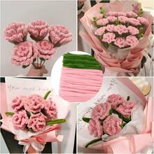 100/200pcs Soft Colored Fluff Sticks, 2 Different Colors, Suitable For Arts And Crafts, Creative DIY Decorations, Great For Making Animal, Flower And Holiday Decorations - Multicolor - View 11