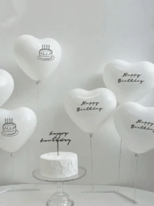 10/30/50 个 10 英寸白色心形乳胶气球，适用于生日派对、情人节、求婚、订婚、婚礼装饰、房间装饰、户外摄影道具