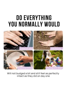 48 件套中号棺材钉方形脚趾甲，粉绿渐变，带有 3D 花卉和蜻蜓闪光装饰，易于按压应用，舒适贴合，持久光泽，包括果冻胶和锉刀，非常适合女性派对、庆祝活动和日常佩戴美甲用品 - 綠色 - 查看 9