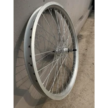 Local Delivery- 26 Inch X 1.85 Heavy Duty Bicycle Rear Wheel Rim 12 Gauge, Double Wall Aluminum Alloy 48 Spokes Wheel, 26" Bike Rear Rim 135mm (Silver) Disc Brake