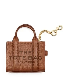 Marc Jacobs - Women The Nano Tote Charm Bag Style Key Chain Leather Bag Accessories Christmas Gift Bolsas Bolsos - 212 摩洛哥堅果油 - 查看 1