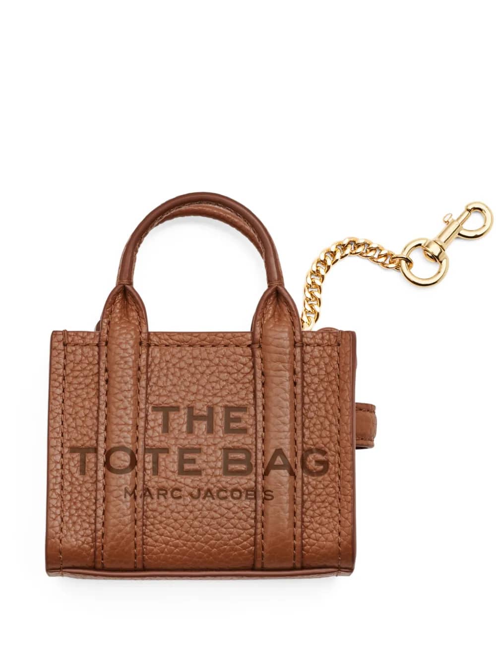 Marc Jacobs - Women The Nano Tote Charm Bag Style Key Chain Leather Bag Accessories Christmas Gift Bolsas Bolsos - 212 摩洛哥堅果油 - 查看 1