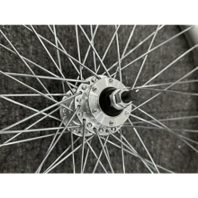 Local Delivery- 26 Inch X 1.85 Heavy Duty Bicycle Rear Wheel Rim 12 Gauge, Double Wall Aluminum Alloy 48 Spokes Wheel, 26" Bike Rear Rim 135mm (Silver) Disc Brake