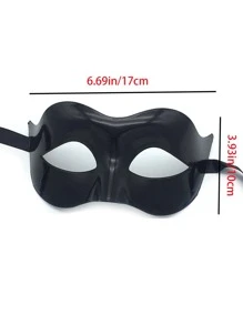 2 Peças Máscara de Casal de Renda Preta e Plástico para Festa de Máscaras, Adequada para Homens e Mulheres Participarem de Baile de Máscaras, Festa de Halloween