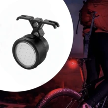 1 pieza Luz trasera de bicicleta recargable, LED impermeable y brillante, equipo esencial para ciclismo, luz de advertencia de alta luminosidad para bicicleta de carretera, lámpara para bicicleta de montaña para uso en exteriores, luz de ciclismo ajustable para ir y venir y aventuras para que brilles en la oscuridad, ciclismo talla grande seguro