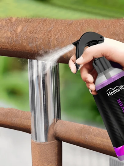 1 Set Heavy Duty Rust Remover - Metal Accessories Rust Prevention Cleaning Renovator, Rust Converter, Suitable For: Gear Rust, Auto Parts, Rusty Screws, Tool Rust, Rusty Doorknobs, Rusted Chains, Rusty Iron Gates, Car Door Handles, Exhaust Pipes, Car Wheels, Car Headlights, Rusty Faucets