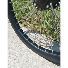 Local Delivery- 20 Inch Rear Bicycle Wheel Double Wall Aluminum 20" Bike Rim With Disc Brake Heavy Duty Spoke Wheel 10G 36 Spokes For MTB/Road/Cruiser Bikes(Rim Size 16.5")